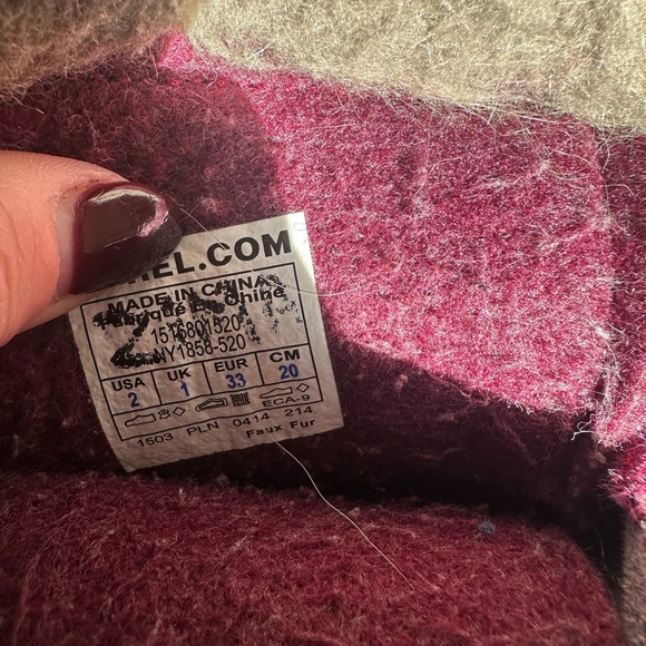 Sorel Joan of Artic girls snow boots size 2 - Picture 8 of 10